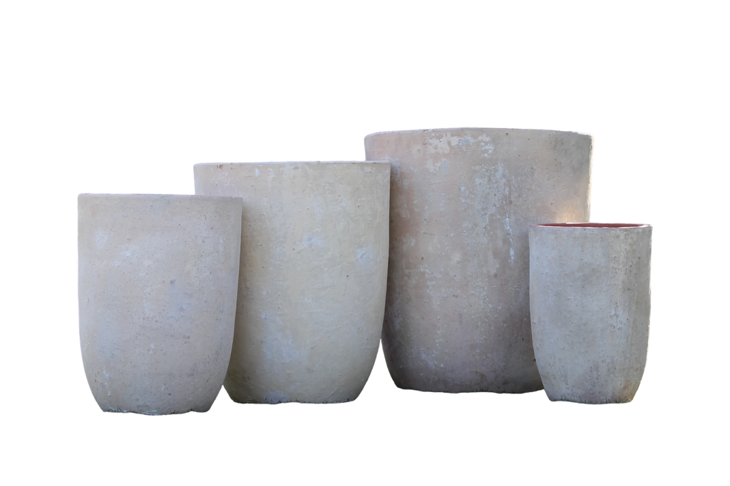 Tall Tapered in Beige Antique Finish