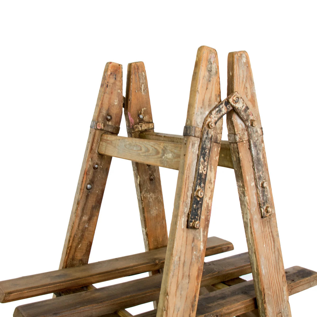 Vintage 4 Shelf Ladder Display
