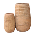 Tall Clay Ring Pots
