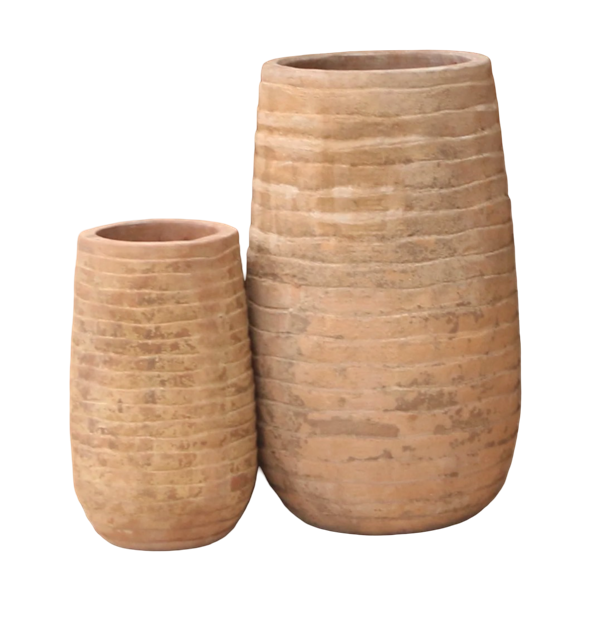 Tall Clay Ring Pots
