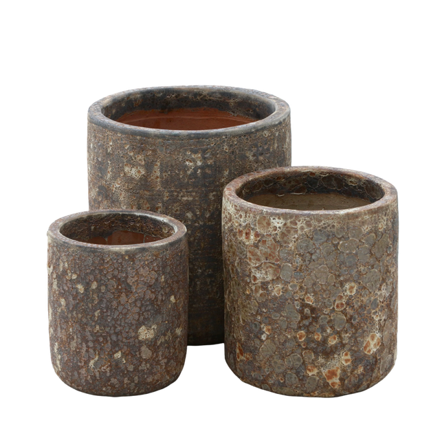 Black Volcanic Cylinders