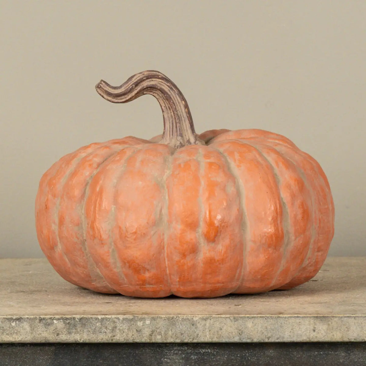 7" Dusty Orange Pumpkin