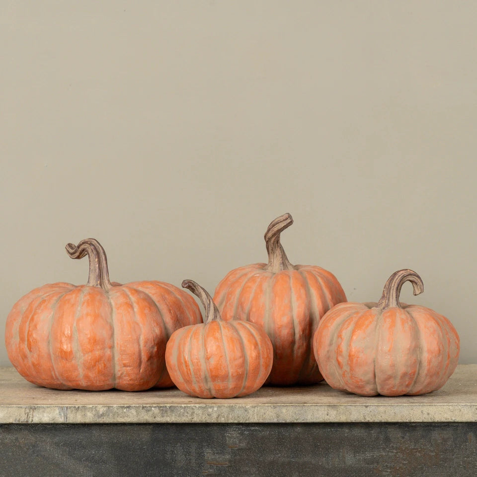 5.75" Dusty Orange Pumpkin