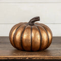 9" Gold Short Pumpkin