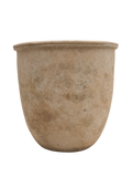 Tall Lettuce Rim Clay Pot