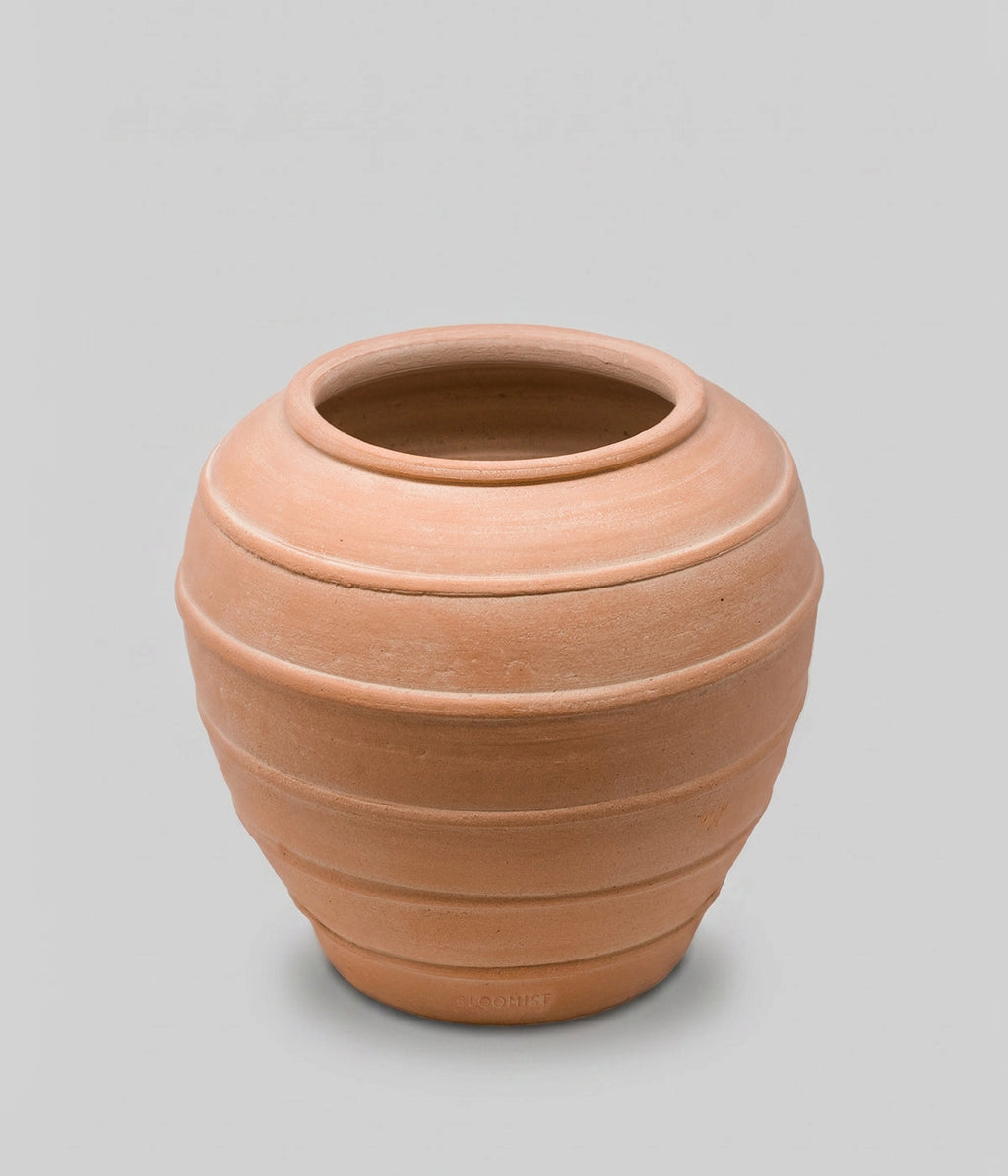 Barrel Terracotta Planter
