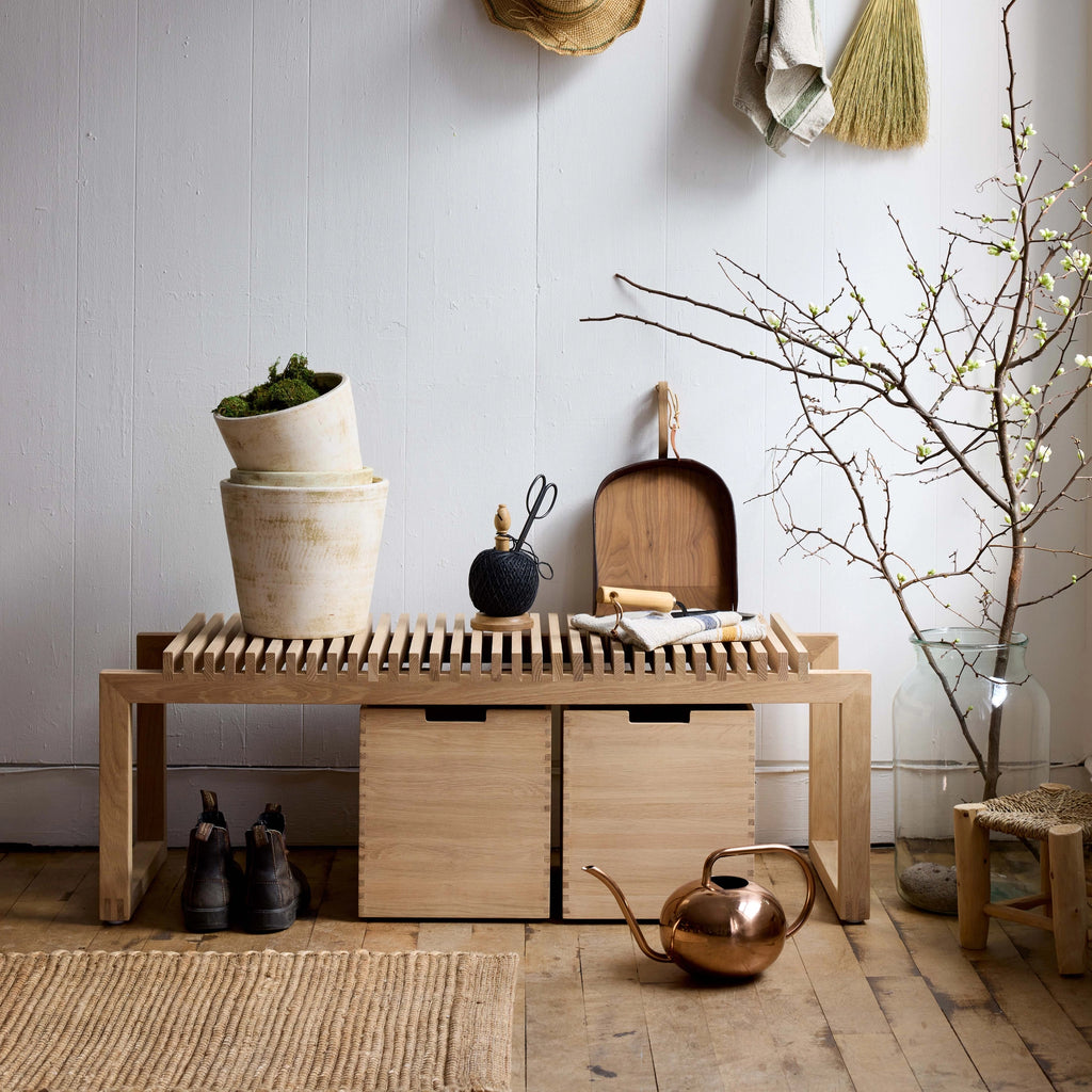 White Patina Basic Planter