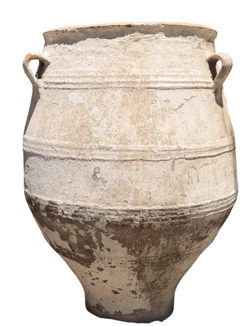Antique Greek 3 Handle Pot