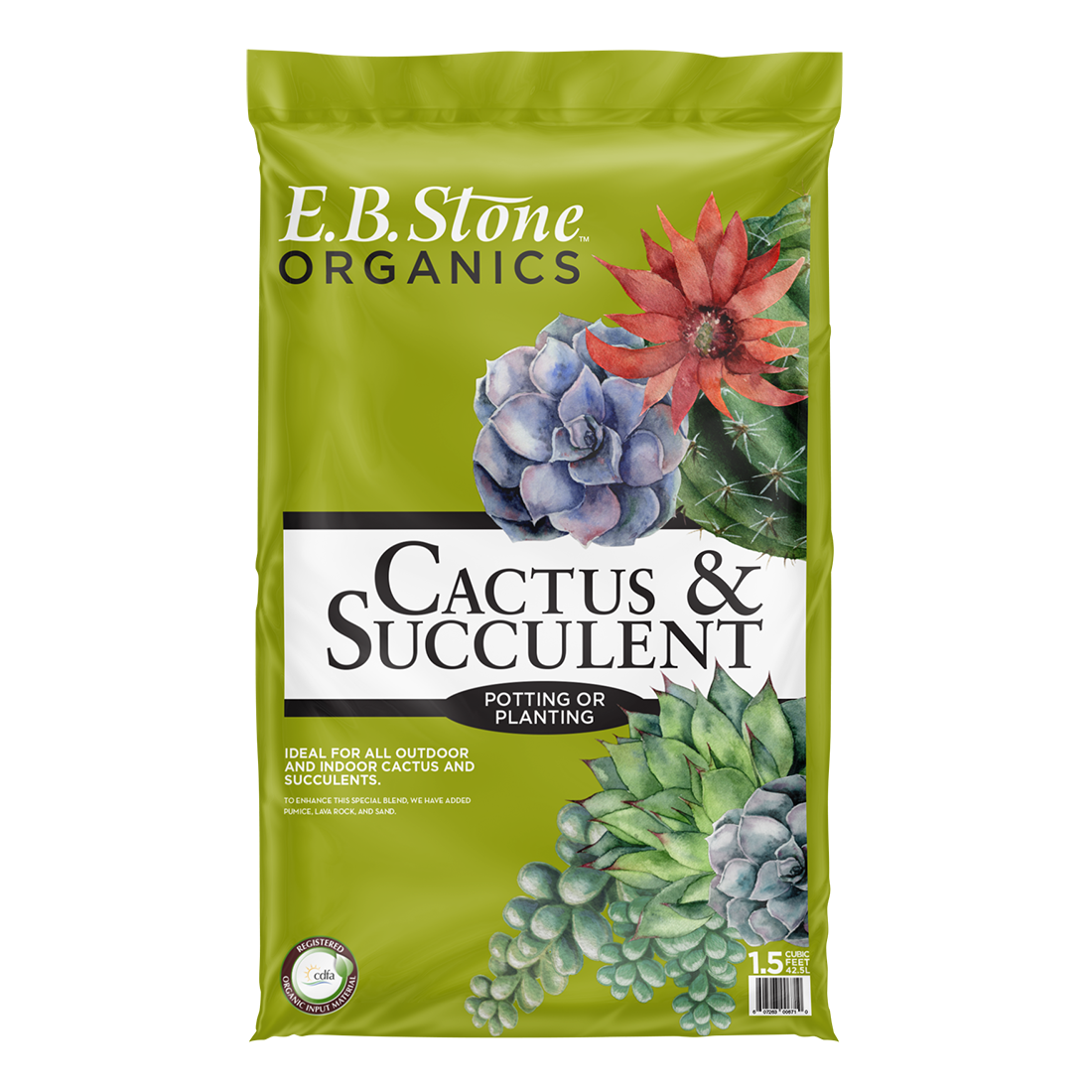 Cactus & Succulent Mix - E.B. Stone 20 QT