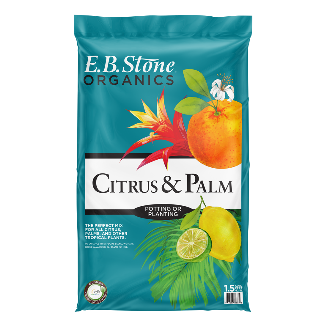 Citrus & Palm Mix - E.B. Stone 1.5 cu