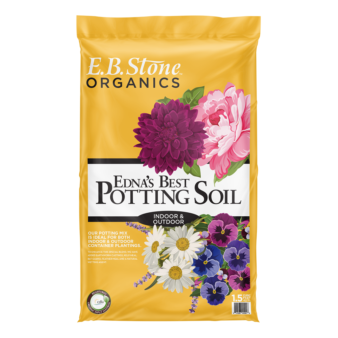 Edna’s Best Potting Soil - E.B. Stone 20 QT