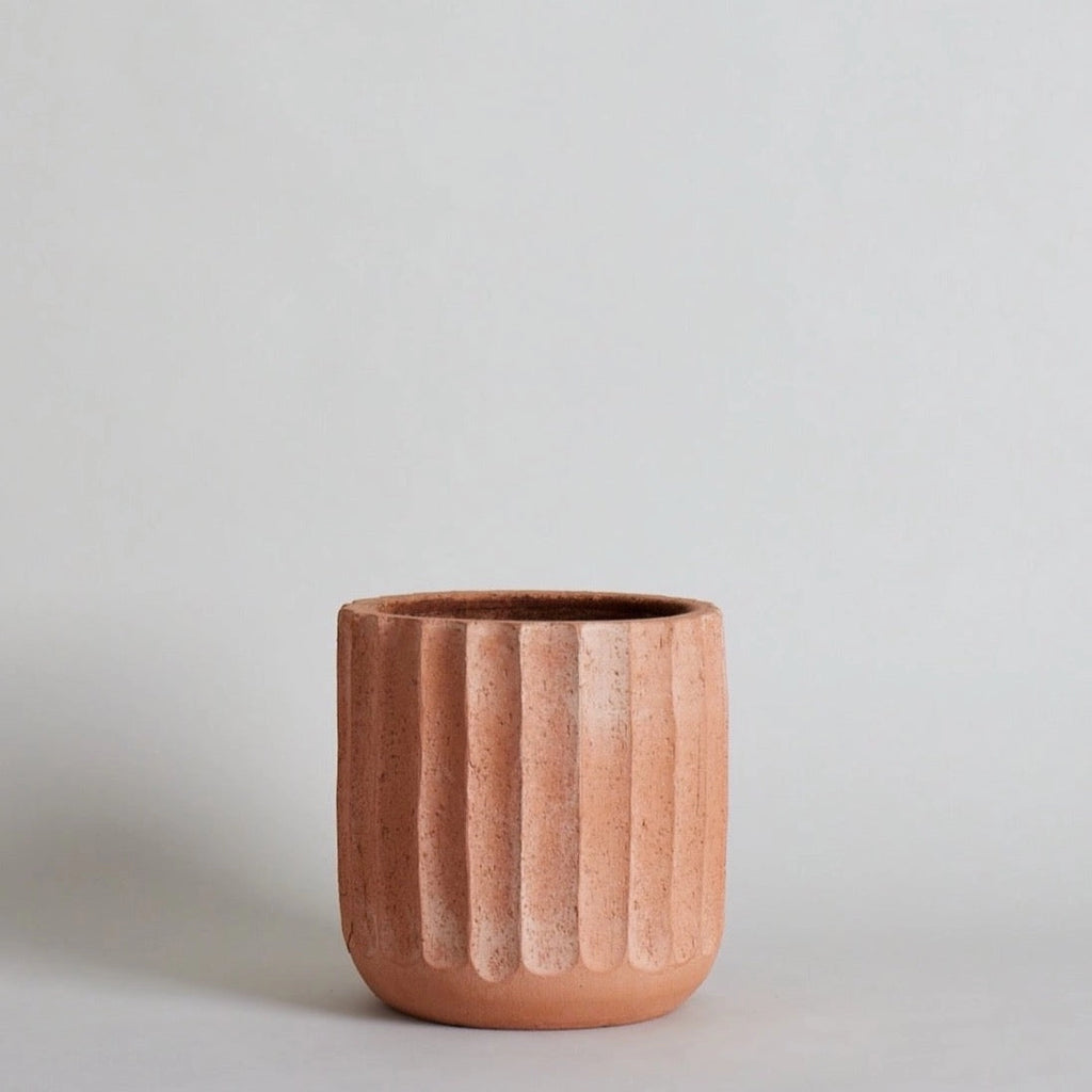 Fluted Terracotta Planter