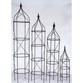 Graduated Sizes of Iron Heavy Round Obelisks with Cast