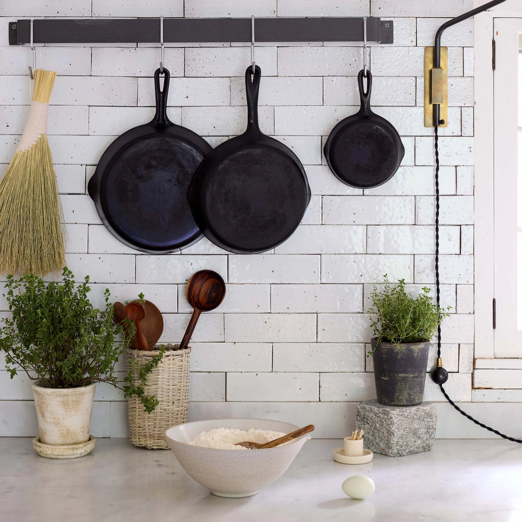 Gray Patina Hand-Thrown Terra Cotta Basic Planter