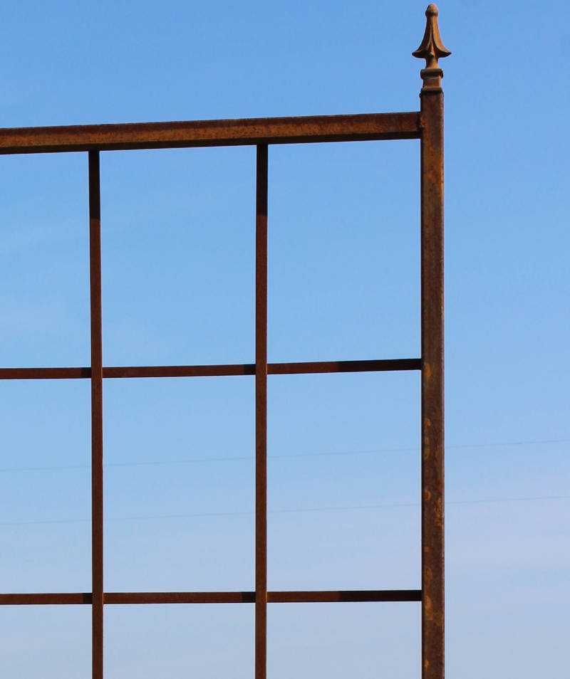 Heavy Iron Mission Trellis with Finials
