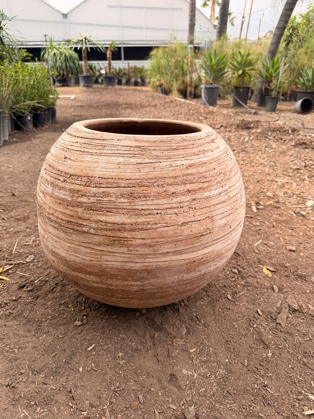 Sand Etched Denali Ball Clay Pots