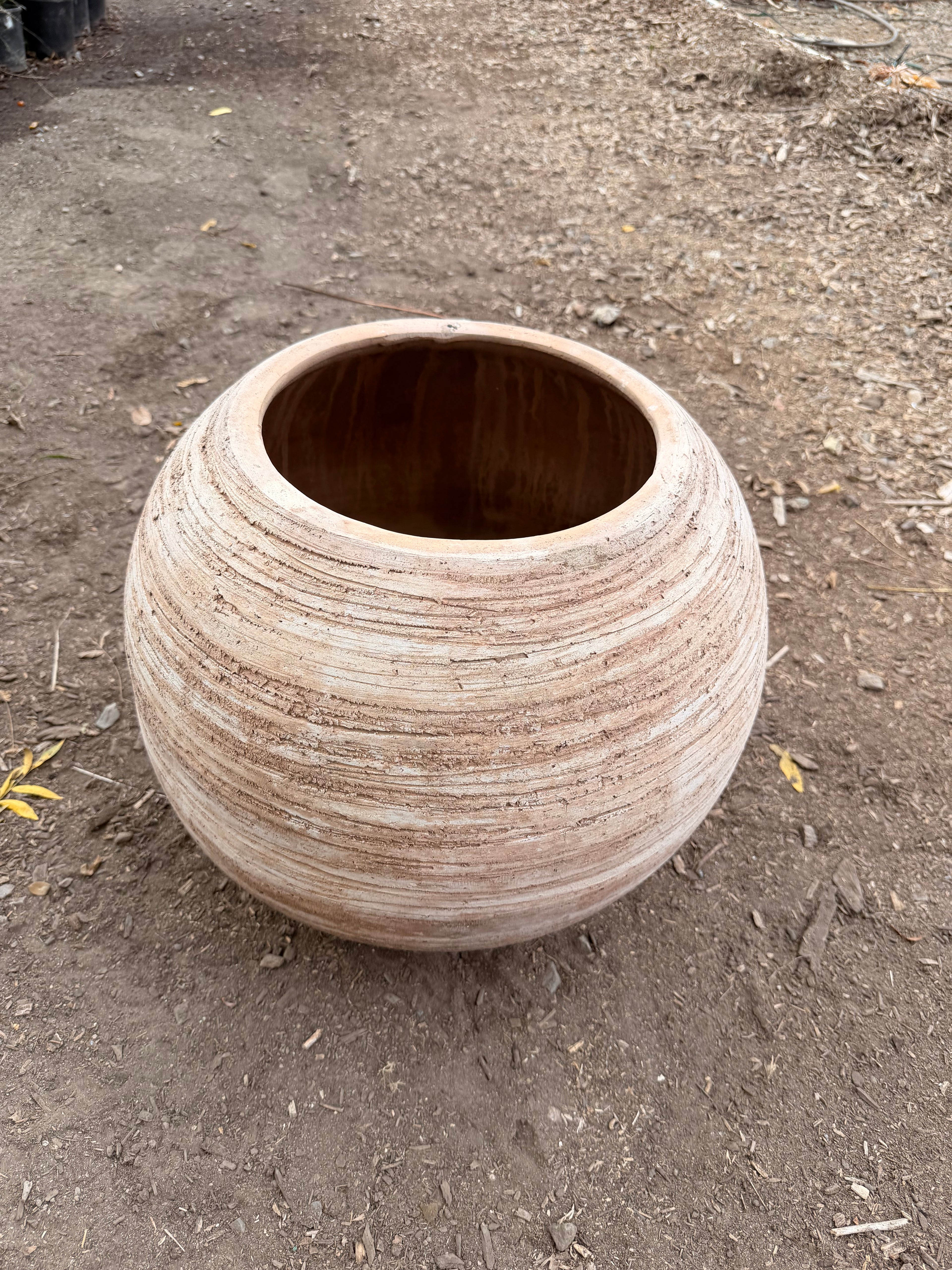Sand Etched Denali Ball Clay Pots