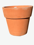 Basic Thick Rim Clay Pot in Red Clay