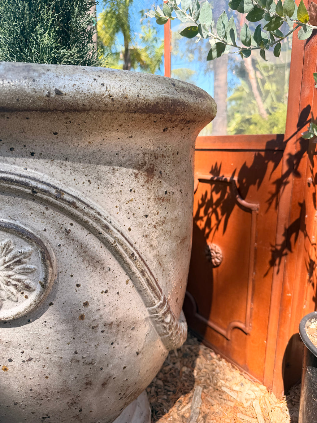 Tall French Urn in Antique White