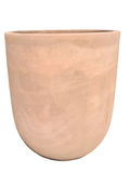 Tall Round Grey Pot