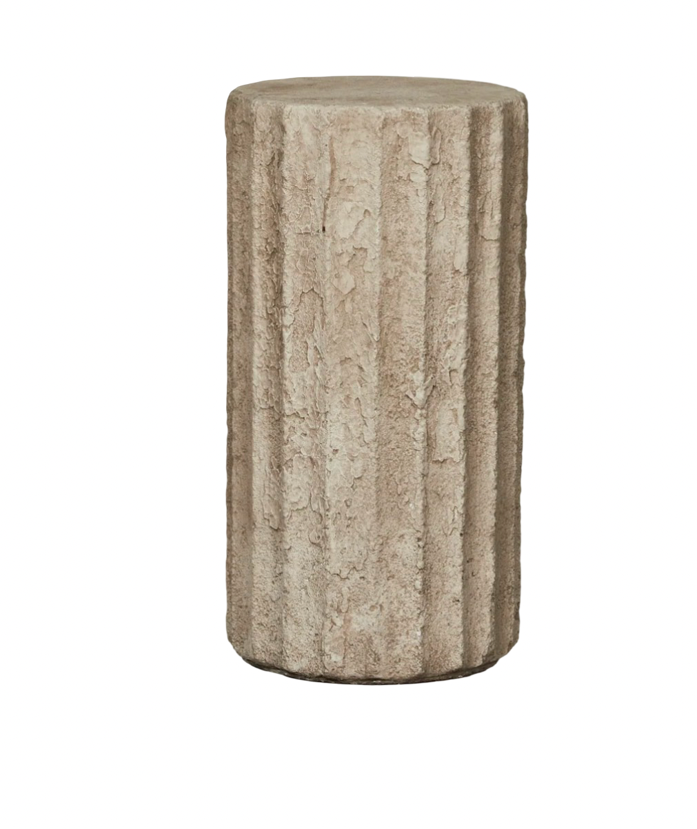 Cast Fluted Pedestal