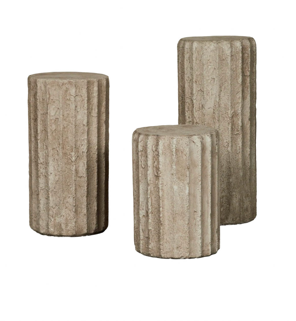 Cast Fluted Pedestal