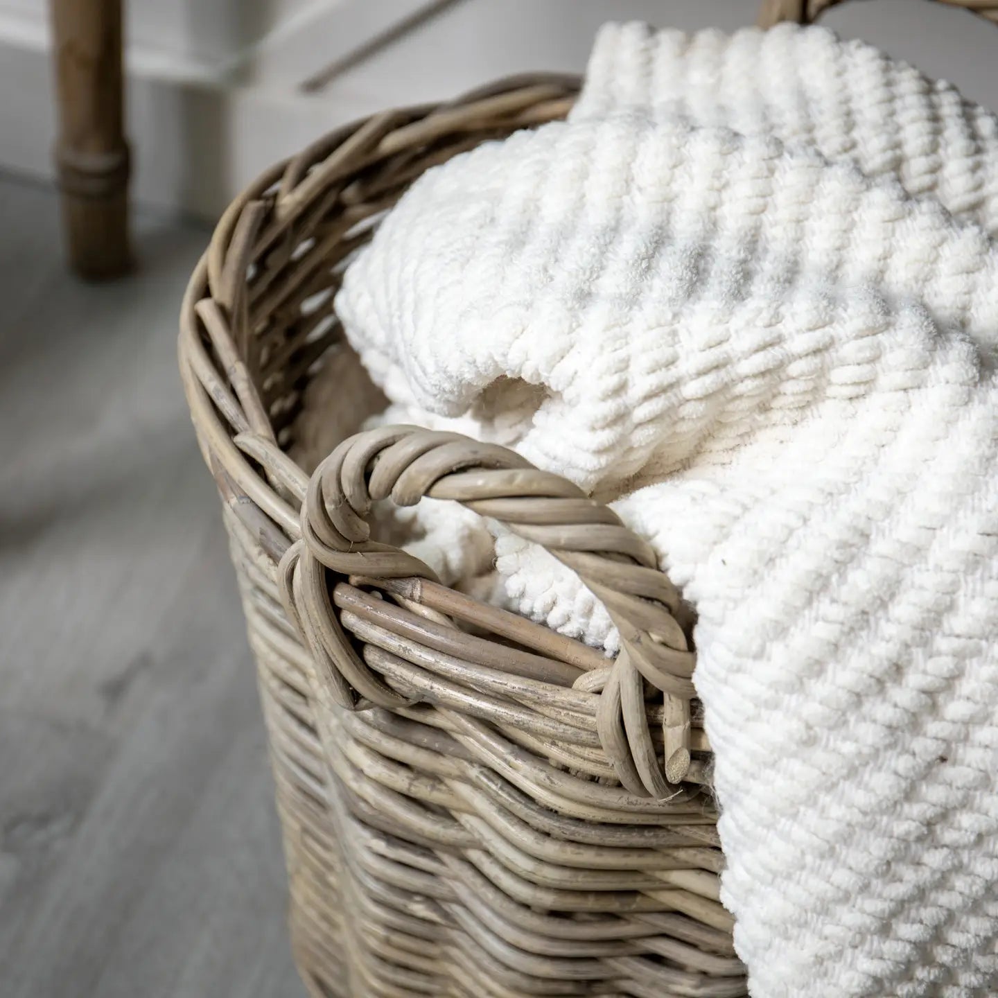 Kubu Grey Rattan Planter