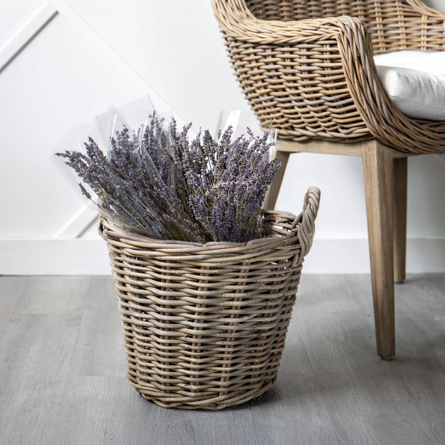 Kubu Grey Rattan Planter