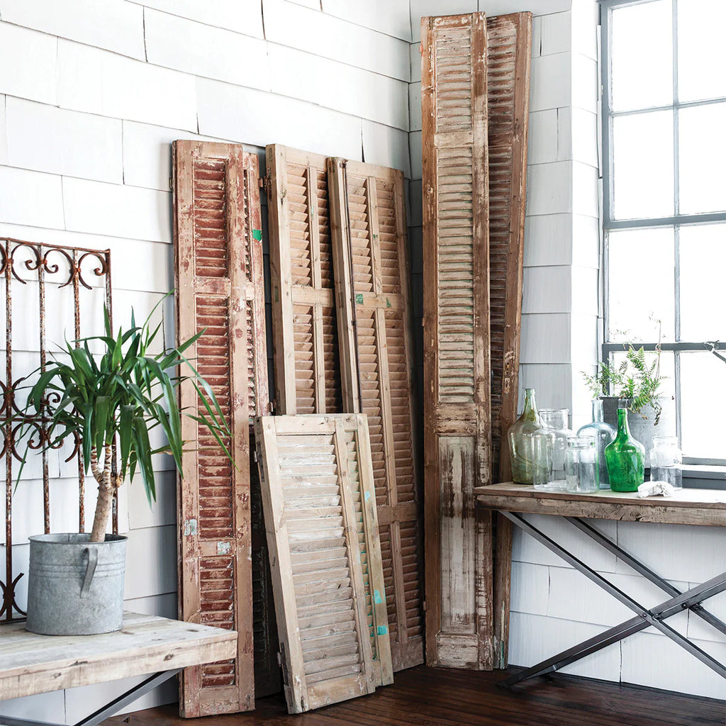 Narrow Vintage Shutters - Large