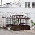 Vintage Finish Metal Victorian Orangerie / Greenhouse (Large)