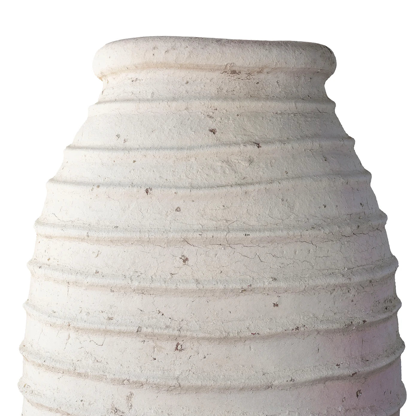 Ribbed Oil Jar Unglazed (Large) from Morocco