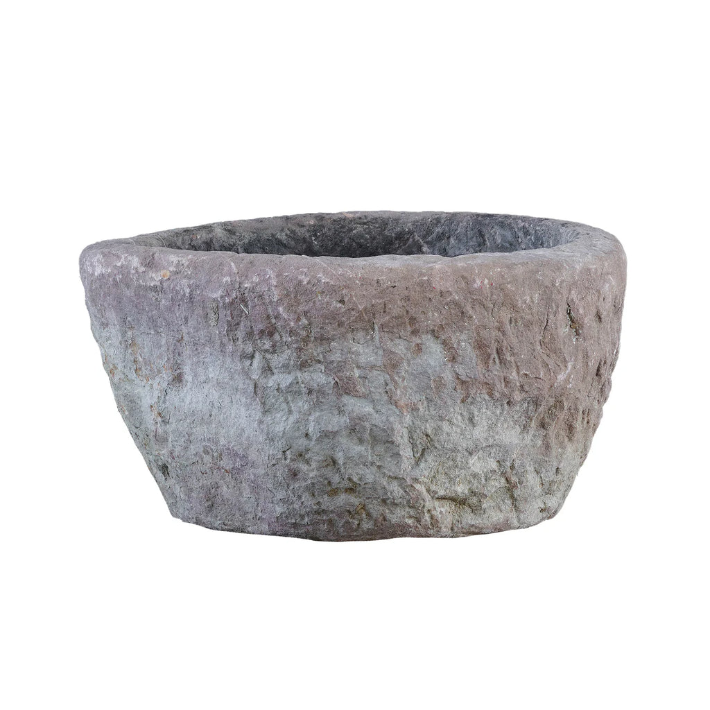 Round Stone Wash Trough Large (Vintage)