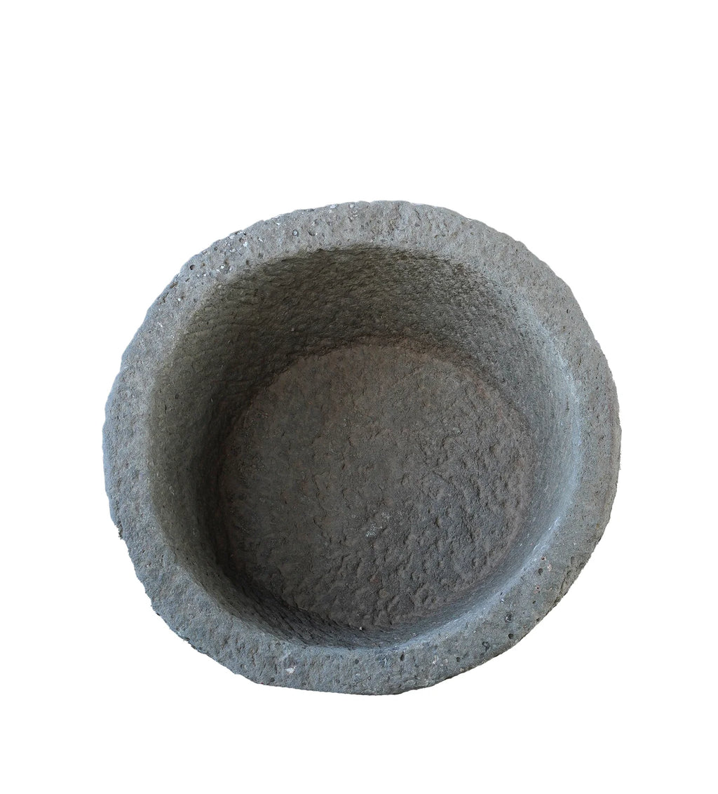 Round Stone Wash Trough Small (Vintage)