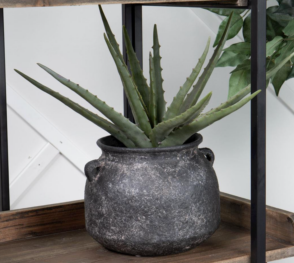 Round Terracotta Vase