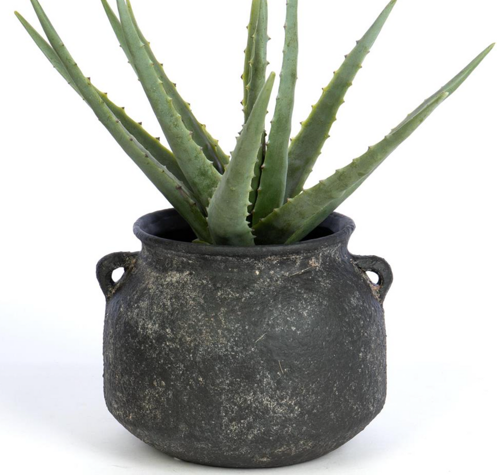 Round Terracotta Vase