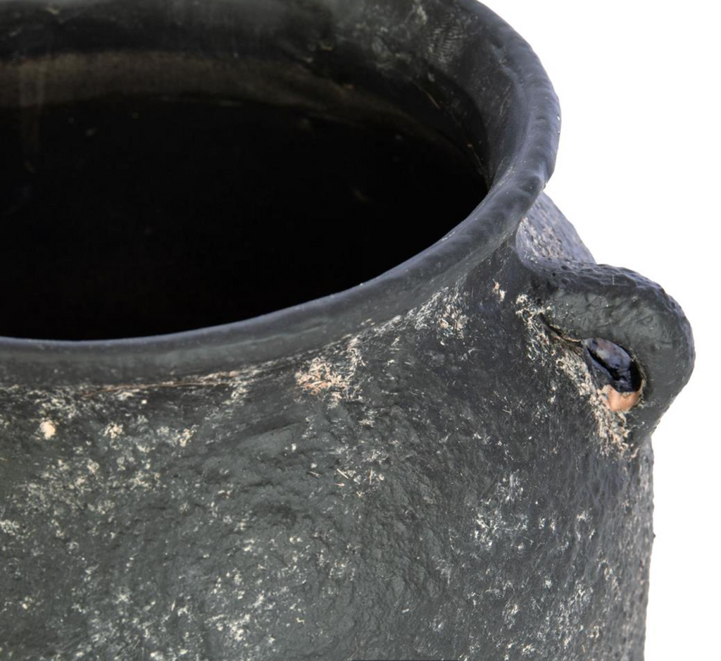 Round Terracotta Vase