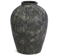 Tall Round Terracotta Vase