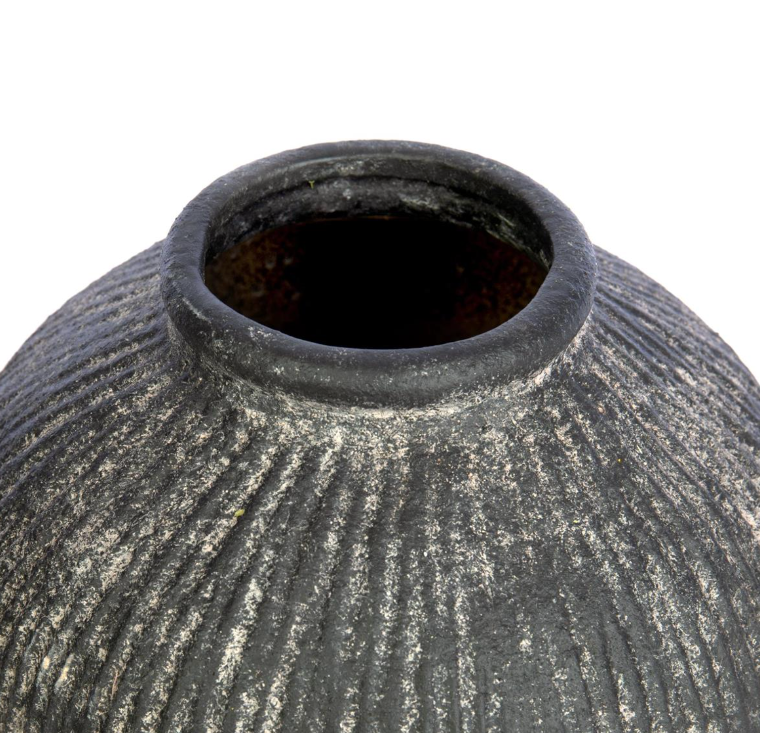 Tall Round Terracotta Vase