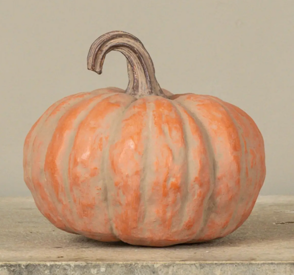 5.75" Dusty Orange Pumpkin