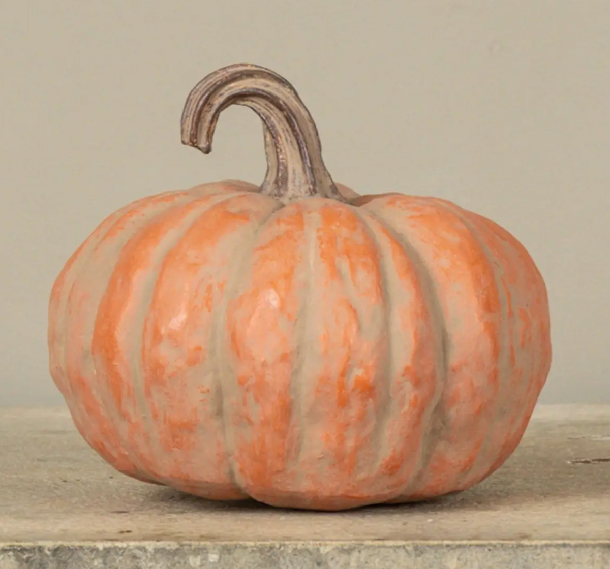 5.75" Dusty Orange Pumpkin