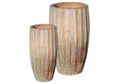 Tall Fluted Pots