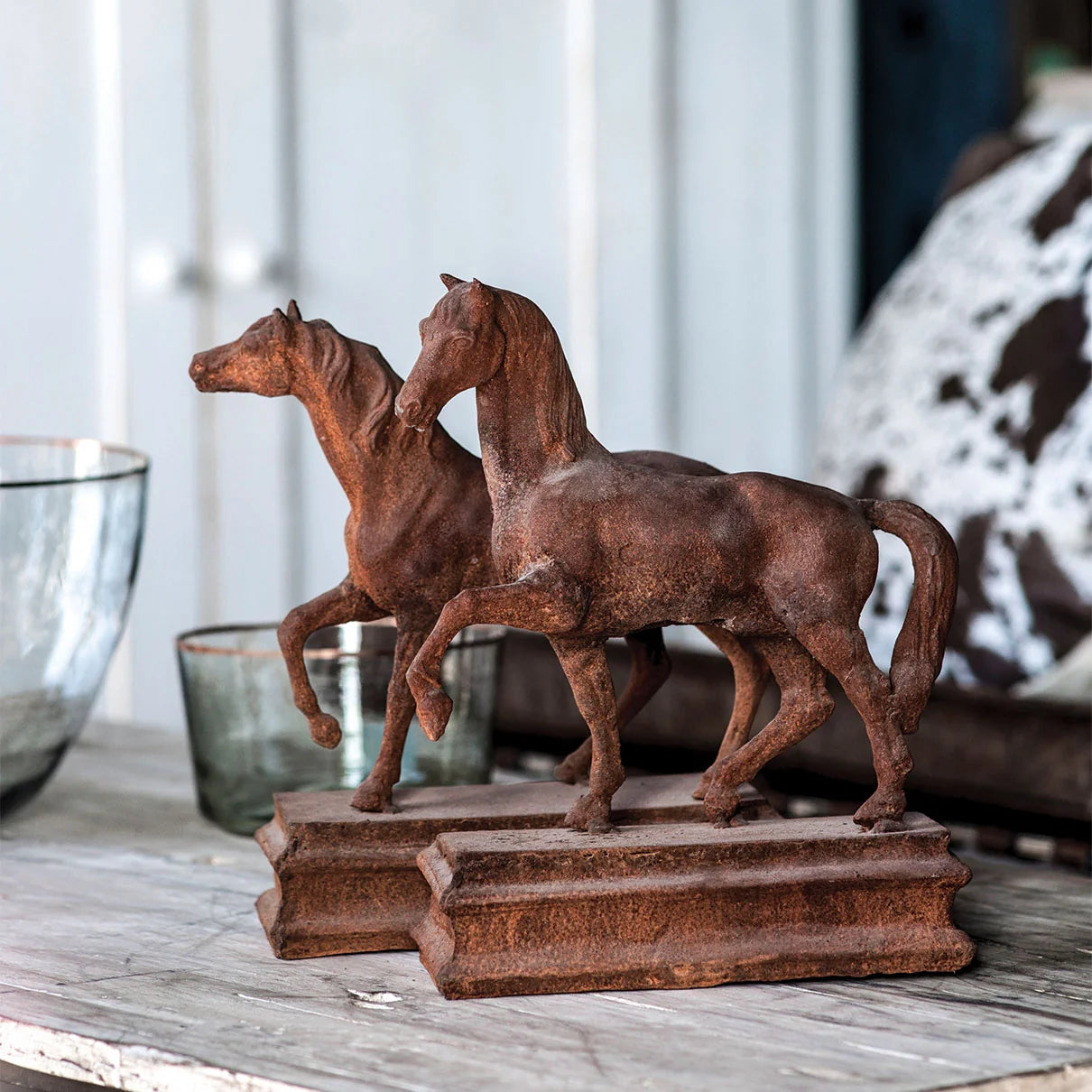 Thoroughbred Horse, Left & Right Pair