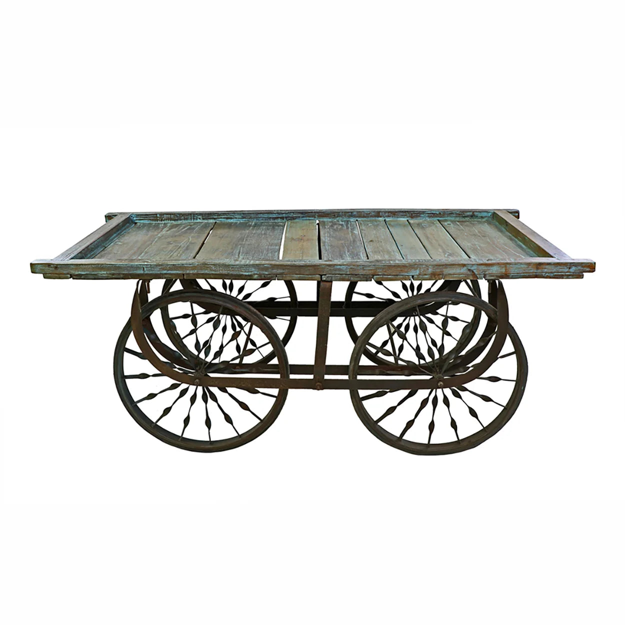 Vintage Wooden Trolley Cart