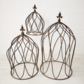 Wrought Iron Tommie Topiary with Finial Plant Support