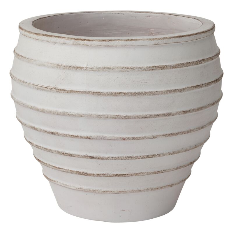 Porto Planters in Whitewash